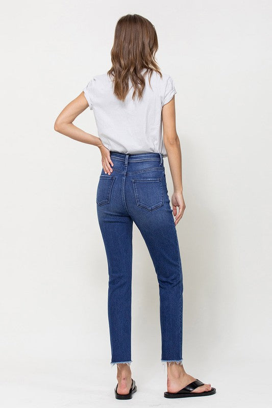 Marisa Super High Rise Slim Straight Jeans