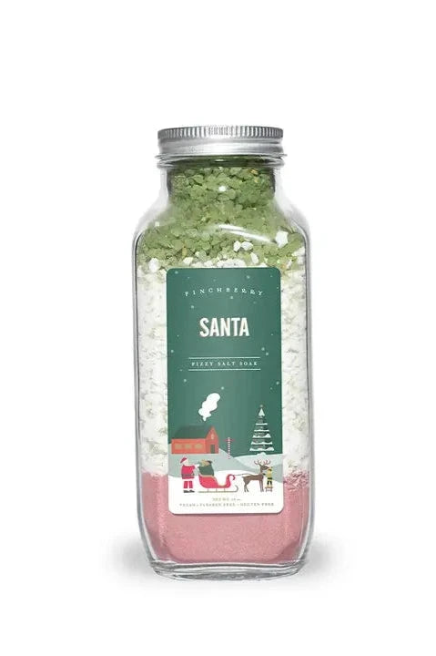 Santa Fizzy Salt Soak