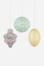 Lantern Set - Bright Floral