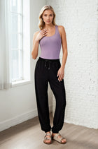Viscose Modal Jogger - Black