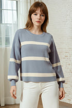 Wide Stripe Sweater