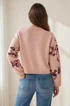 Vintage Floral Jacquard Cardigan