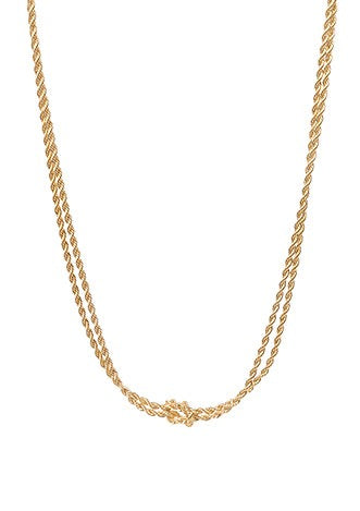 Knot & Twist Chain Necklace