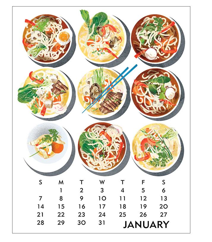 Linnea 2024 Desktop Calendar