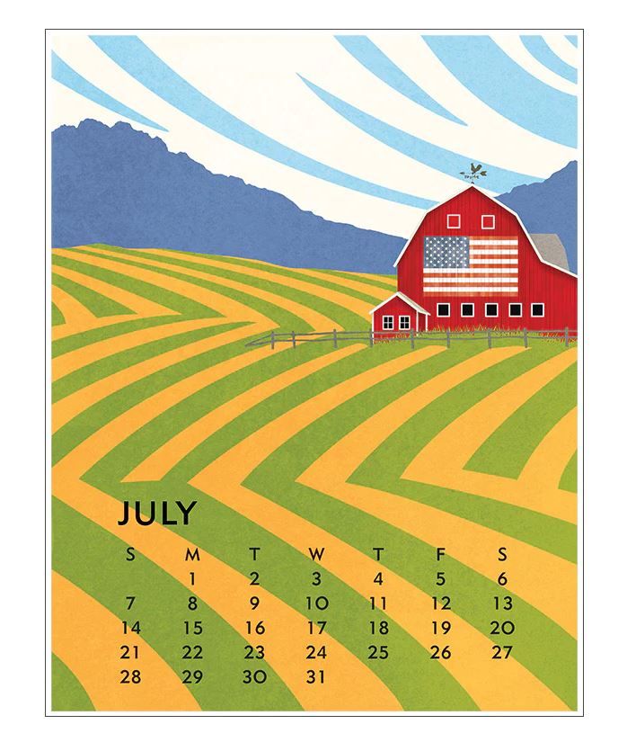 Linnea 2024 Desktop Calendar