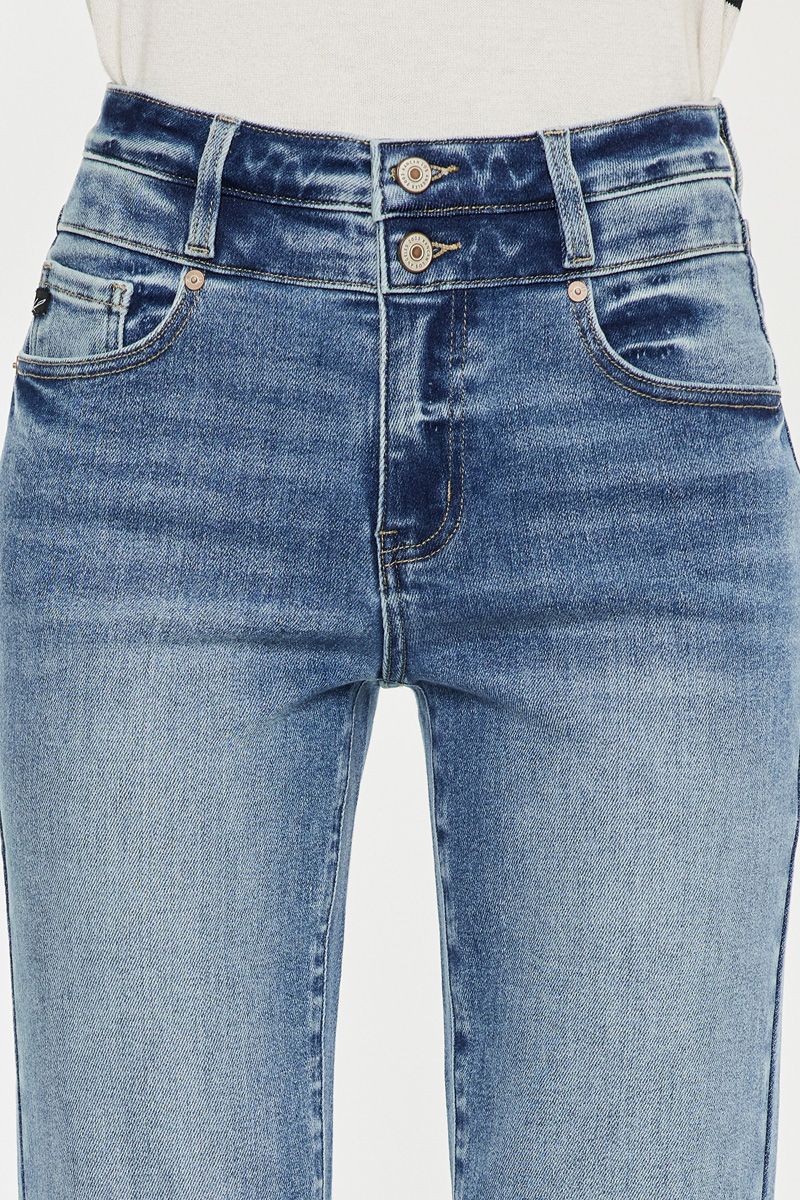 Julia Cuffed Slim Straight Leg Jeans