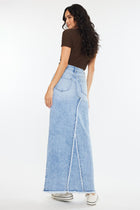 Stella High Rise Denim Maxi Skirt