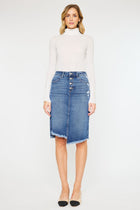 Zoe Asymmetrical Midi Skirt