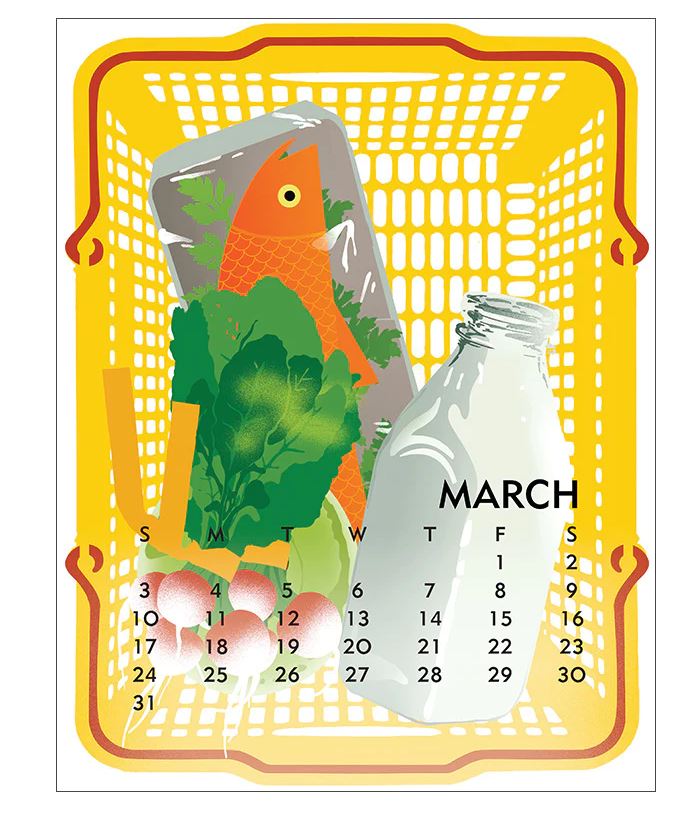 Linnea 2024 Desktop Calendar