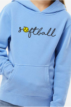 *Softball Hoodie - 4 Colors