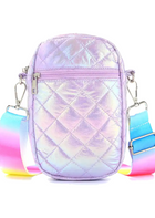 Rainbow Puffer Crossbody - 3 Colors