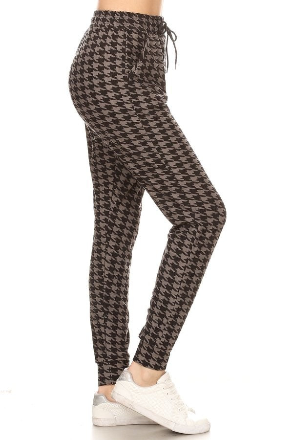 Butter Soft Joggers - Houndstooth