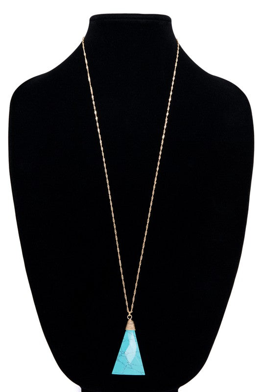Triangle Stone Necklace