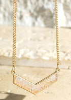 Crystal Arrow Necklace