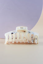 Marble Rounded Claw Clip