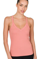 Ribbed V-Neck Cami