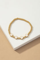 Stretch Mini Smiley Bracelet