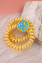 Smiley Coil Hair Tie Set