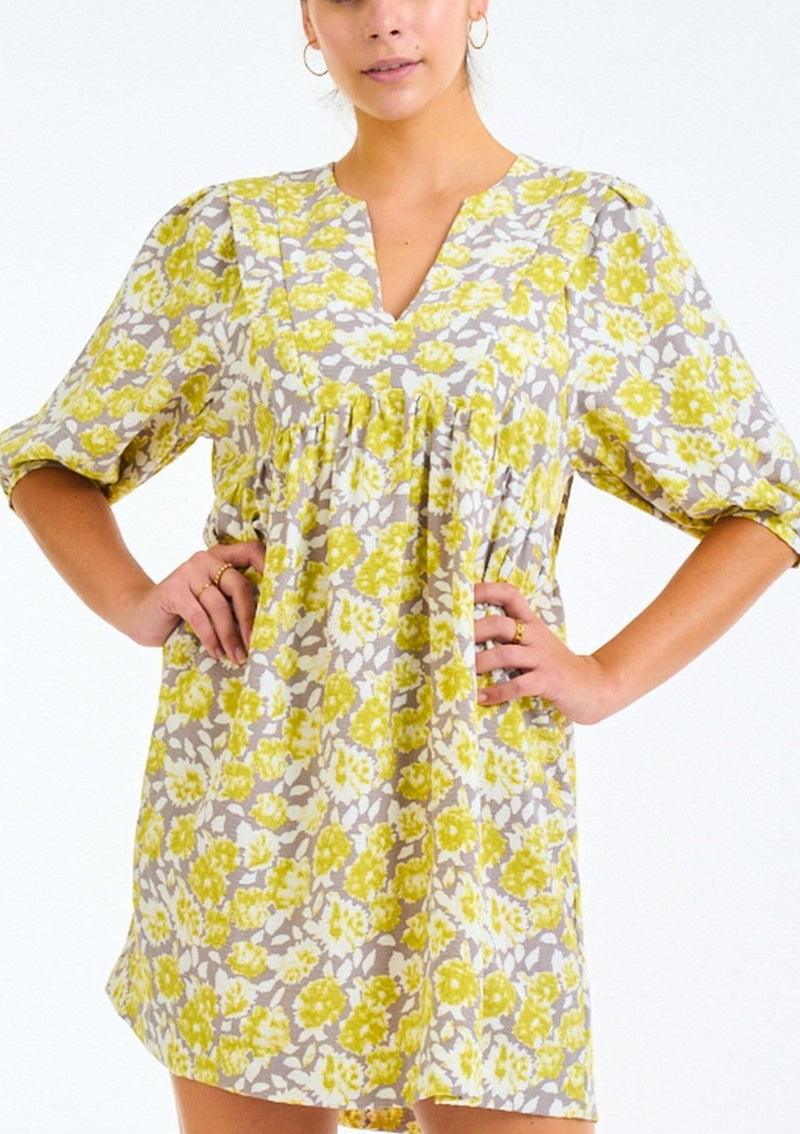 Puff Sleeve Babydoll Dress