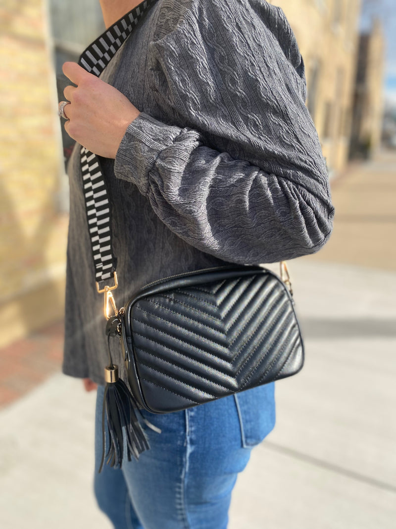 Quilted Camera Bag - 3 Colors
