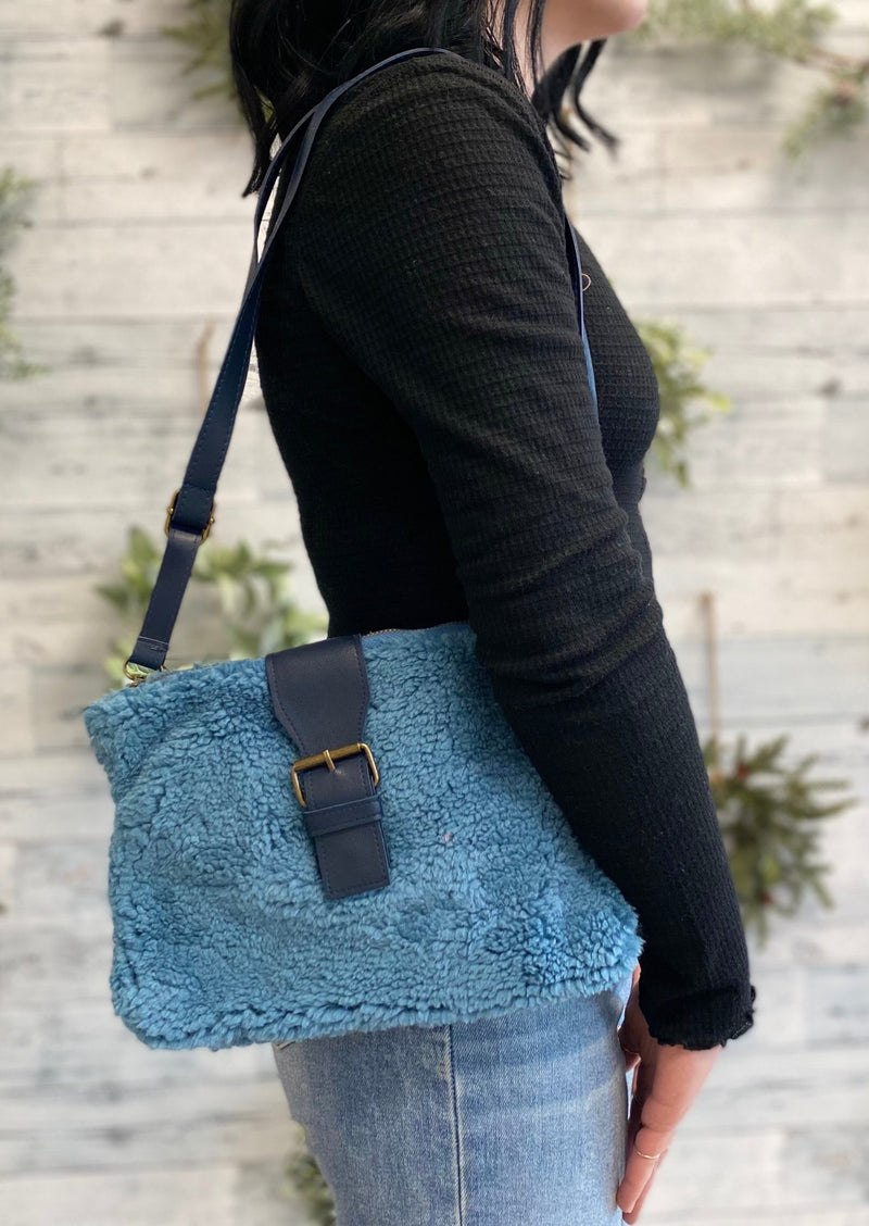 Sherpa Crossbody Bag - 4 Colors