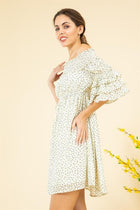 Off Shoulder Dainty Floral Dress