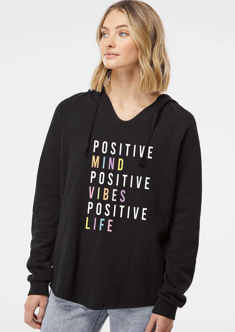 Positive Vibes - Black Hoodie