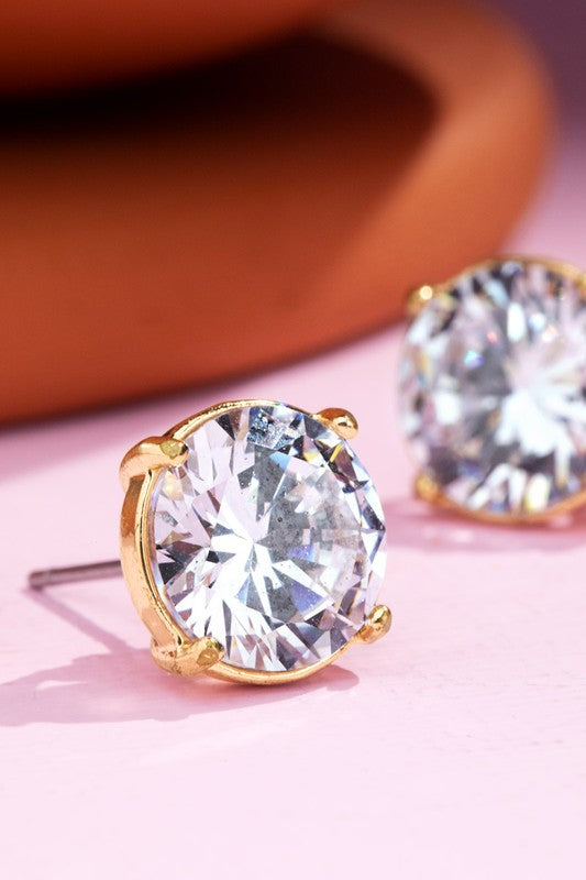 Crystal Stud Earring