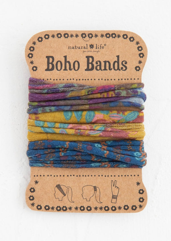 Boho Bands - Plum/Mustard/Navy