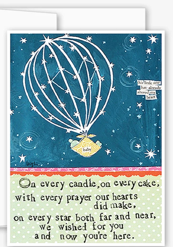 Wished For You - New Baby Greeting Card