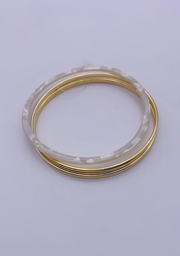 Acrylic and Metal Bracelet