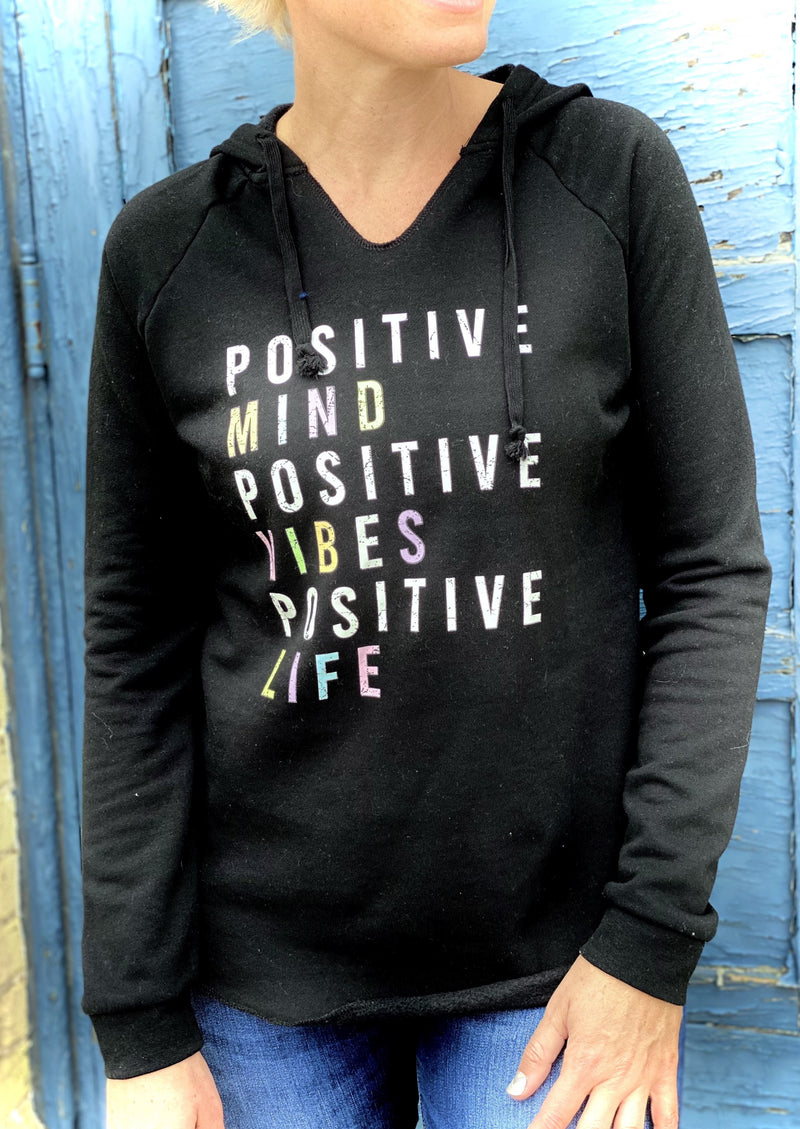Positive Vibes - Black Hoodie