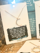 How Cool Is God Necklace - Moon