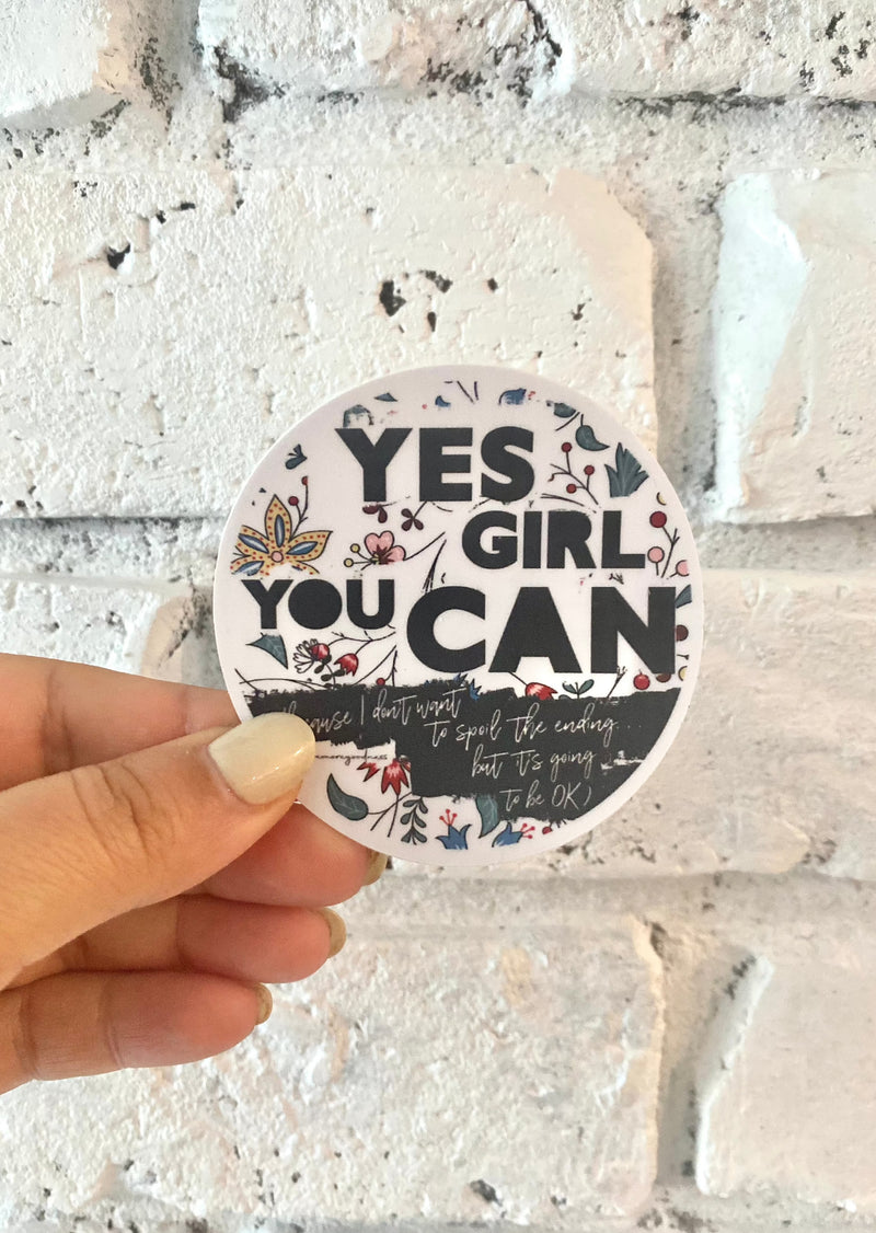 Yes Girl Sticker