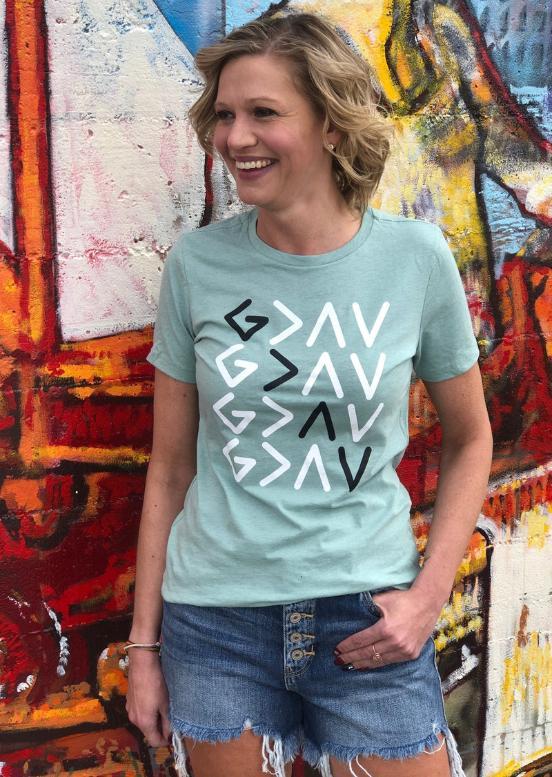 God is Greater - Sage Tee