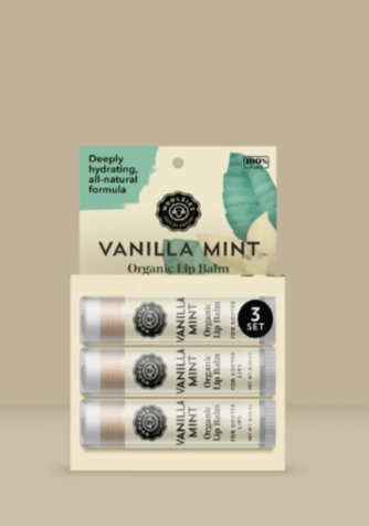 Vanilla Mint Lip Balm Set