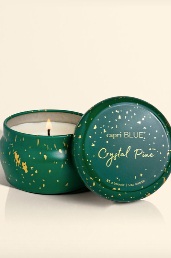 Capri Blue - Crystal Pine Glimmer Mini Tin