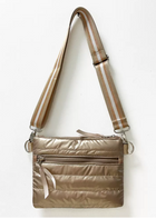 Metallic Puffer Convertible Bag - 2 Colors