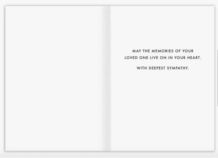 Part of You - Sympathy Card