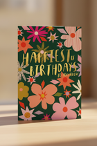 Birthday Flowers - Birthday Card
