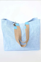 Solid Terry Plastic Lined Tote - 4 Colors