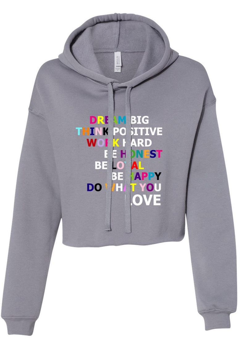 Do What You Love - Crop Hoodie