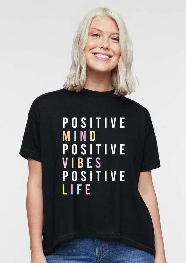 Positive Vibes Hi-Lo Tee