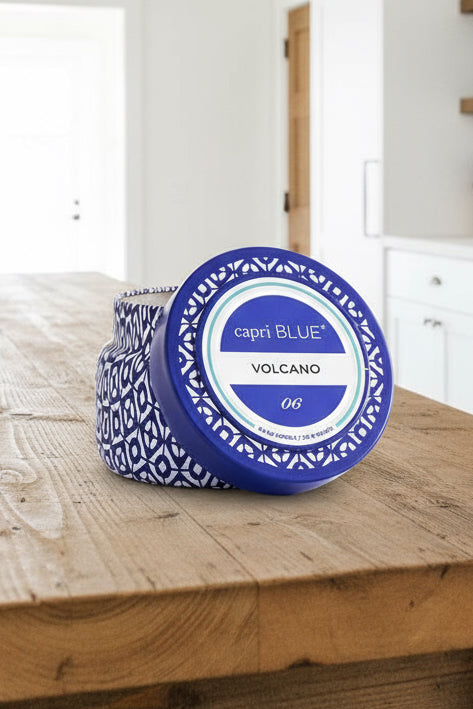 Capri Blue Volcano Printed Travel Tin
